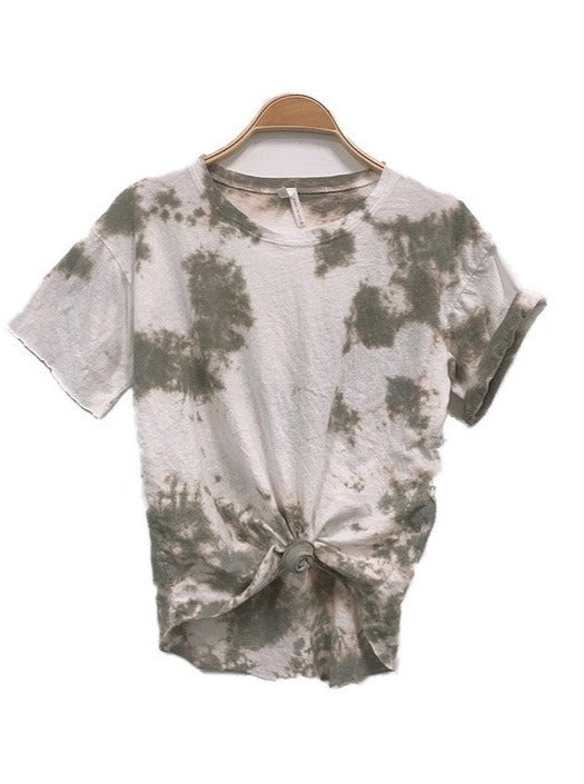 Recycled  Cotton Tie Dyed Top- 2 Color choices