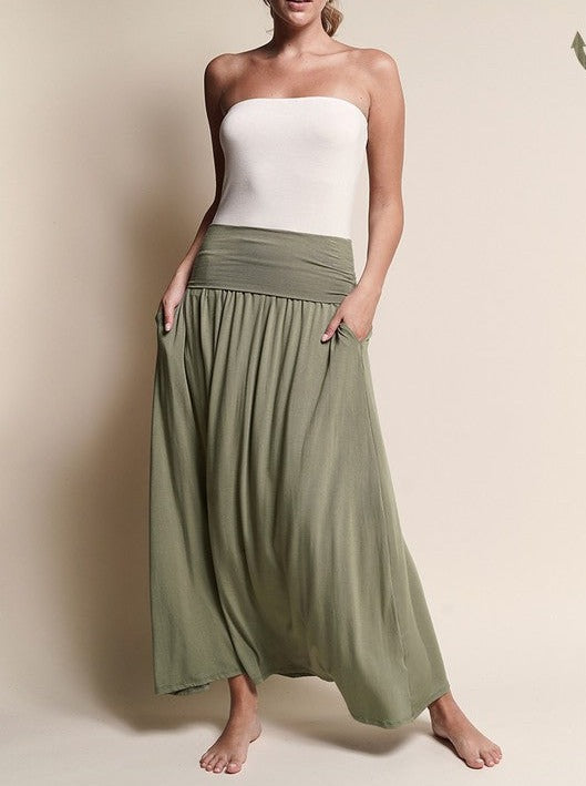 Bamboo Maxi Skirt